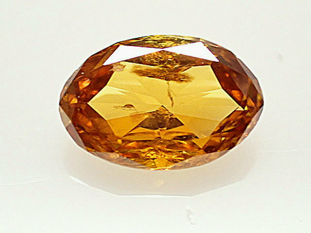 0．518ct　FANCY　DEEP　YELLOW　ORANGE　I1　オレンジダイヤモンド　ルース