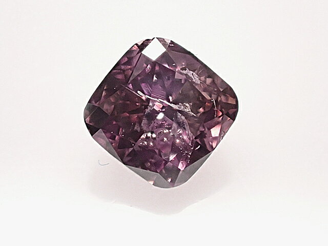 0．395ct　FANCY　DEEP　BROWNISH　PURPLE　PINK　I1　ピンクダイヤモンド　ルース