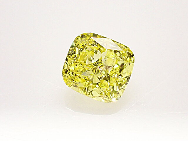 0．366ct　FANCY　INTENSE　YELLOW　I1　イエローダイヤモンド　ルース