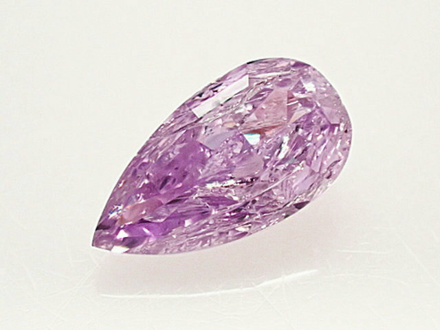 0．31ct　FANCY　INTENSE　PINK　PURPLE　GIA　パープルダイヤモンド　ルース