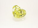 0．334ct　FANCY　YELLOW　SI2　ハート　イエローダイヤモンド　ルース