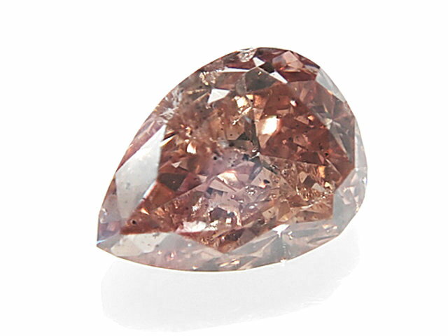 0．301ct　FANCY　DEEP　BROWN　ORANGY　PINK　I1　ダイヤモンド　ルース