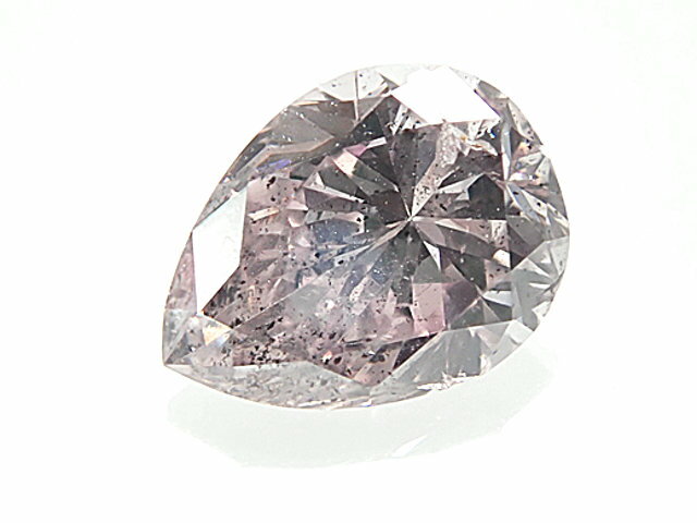 0．253ct　FANCY．LIGHT．BROWNISH．PURPLE．PINK，I1，ペア　ダイヤモンドルース