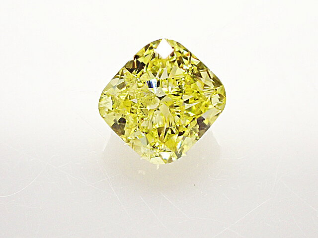 0．372ct　FANCY　INTENSE　YELLOW　SI1　イエローダイヤモンド　ルース