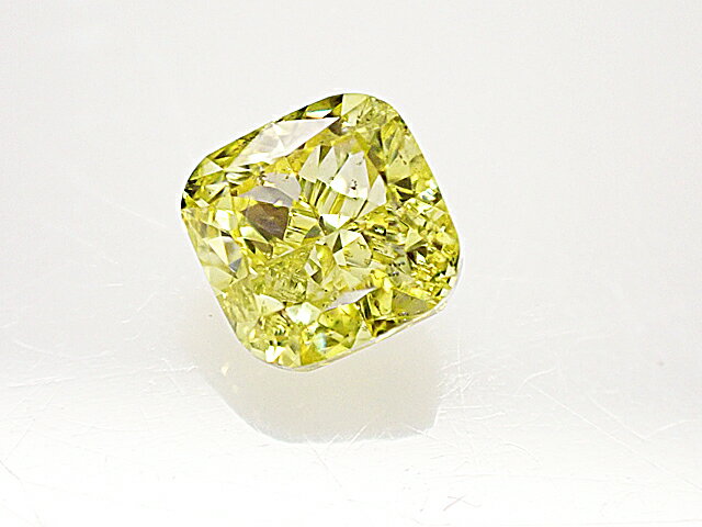 0．398ct　FANCY　INTENSE　YELLOW　SI2　イエローダイヤモンド　ルース