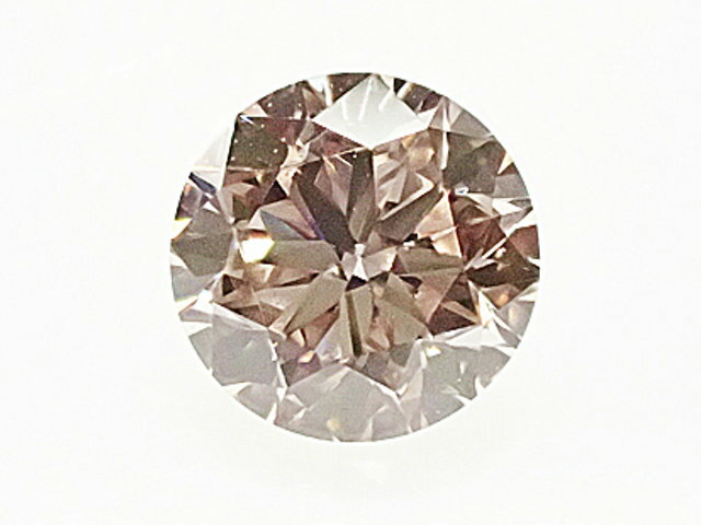 0．200ct　LIGHT　BROWN　PINK　SI1　ピンクダイヤモンド　ルース