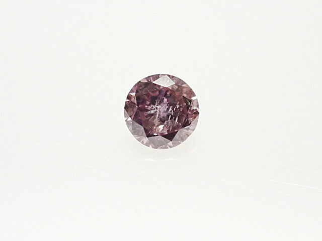 0．056ct　FANCY　GRAYISH　PURPLE　PINK　I1　ピンクダイヤモンド　ルース