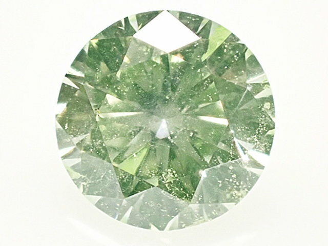 0．545ct　FANCY　YELLOWISH　GREEN　I1　グリーンダイヤモンド　ルース