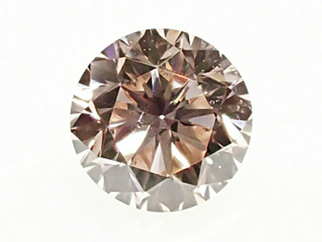 0．190ct　LIGHT　BROWN　PINK　SI1　ピンクダイヤモンド　ルース