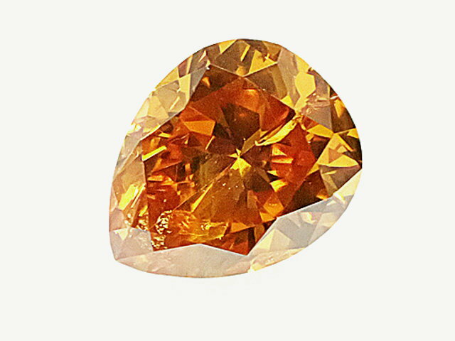 0．350ct　FANCY　DEEP　YELLOWISH　ORANGE　I1　オレンジダイヤモンド　ルース