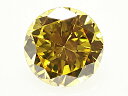 0．283ct　FANCY　DEEP　YELLOW（色処理）　SI1　ダイヤモンド　ルース