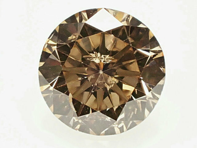 0．758ct　FANCY　LIGHT　BROWN　SI2　ブラウンダイヤモンド　ルース