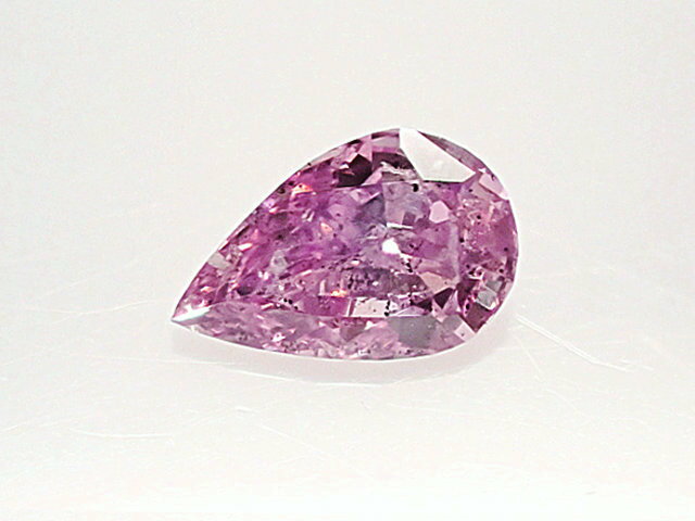 0．18ct　FANCY　INTENSE　PURPLE　PINK　GIA　ピンクダイヤモンド　ルース