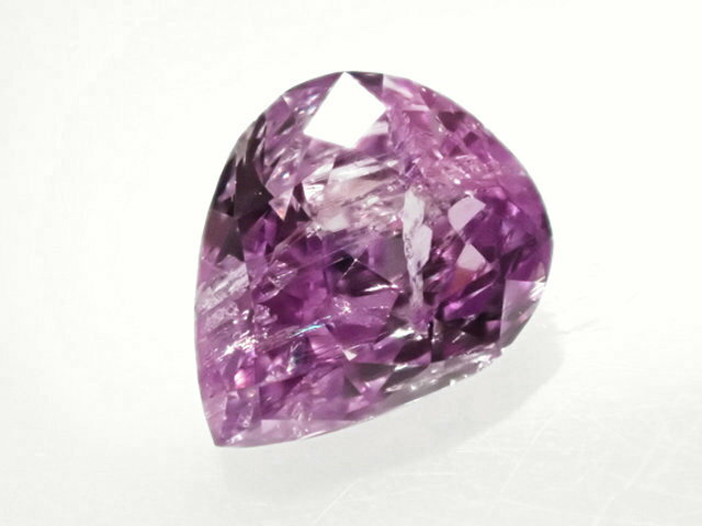 0．354ct　FANCY　VIVID　PINK　PURPLE　I1　パープルダイヤモンド　ルース