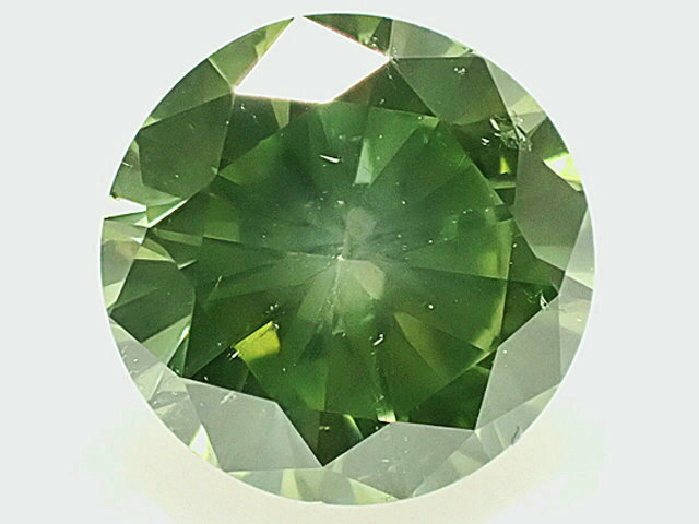 1.392ct FANCY DEEP YELLOWISH GREEN(色処理) SI2 ダイヤモンド ルース