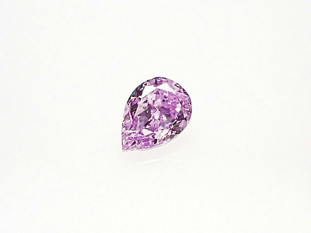 0．068ct　FANCY　PINK　PURPLE　SI2　パープルダイヤモンド　ルース