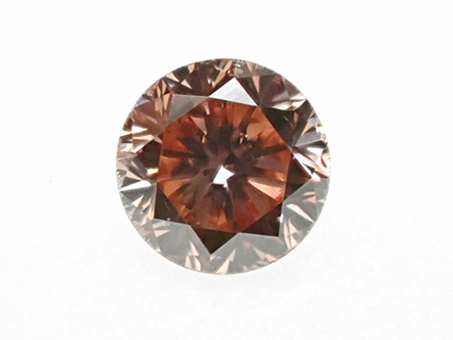 0．205ct　FANCY　DEEP　BROWNISH　ORANGY　PINK　SI1　ピンクダイヤモンド　ルース