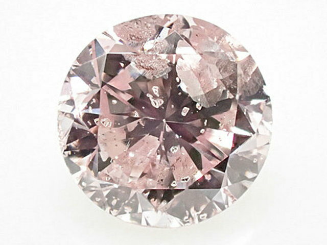 0．581ct　LIGHT　ORANGY　PINK　I1　ピンクダイヤモンド　ルース