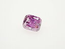 0．100ct　FANCY　VIVID　PINK　PURPLE　I1　パープルダイヤモンド　ルース