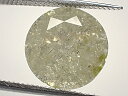 3．830ct　VERY　LIGHT　GREENISH　YELLOW　I2　GOOD　イエローダイヤモンド　ルース