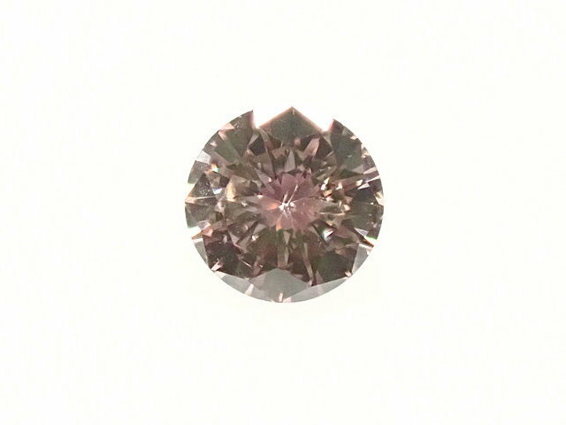 0．089ct　FANCY　LIGHT　BROWNISH　PINK　SI2　ピンクダイヤモンド　ルース