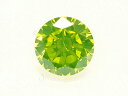 0.206ct FANCY VIVID YELLOW GREEN(色処理) SI1 ダイヤモンド ルース(4)