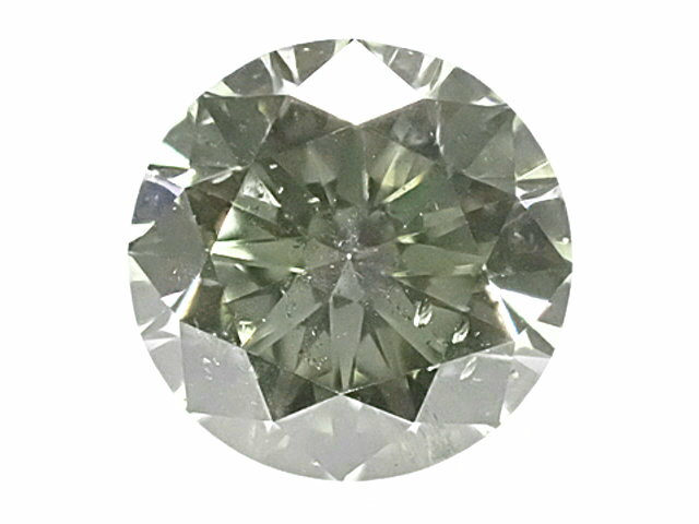 0．301ct　FANCY　LIGHT　GRAY　GREEN　SI2　カメレオンダイヤモンド　ルース