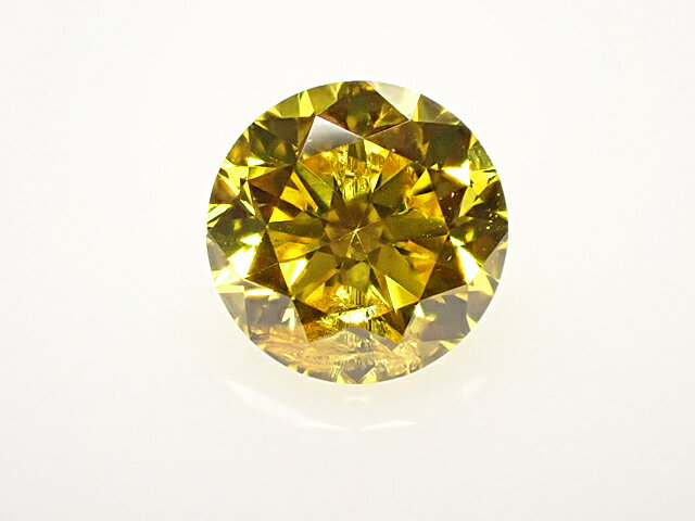 0．234ct　FANCY　VIVID　YELLOW　I1　イエローダイヤモンド　ルース