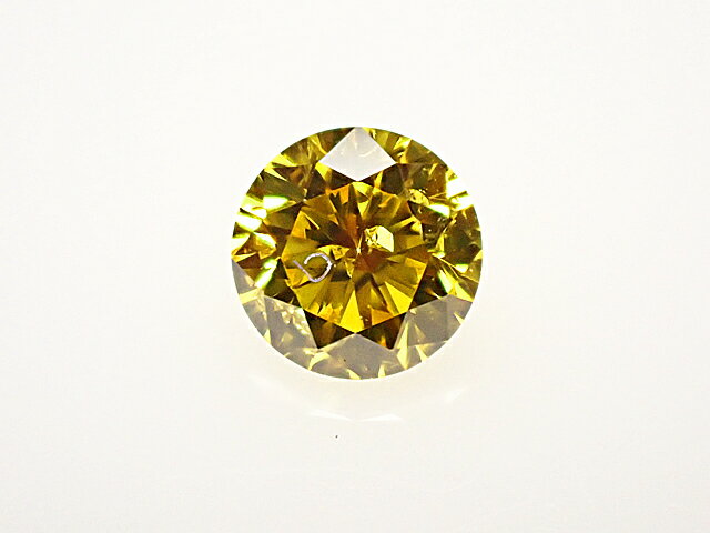 0．137ct　FANCY　VIVID　YELLOW　SI2　イエローダイヤモンド　ルース