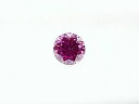 0．036ct　FANCY　VIVID　PURPLISH　PINK（色処理）　SI1　ダイヤモンド　ルース