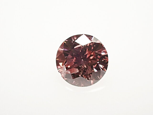 0．101ct　FANCY　DEEP　ORANGY　PINK　I1　ピンクダイヤモンド　ルース