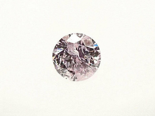 0．081ct　LIGHT　PURPLE　PINK　I1　ピンクダイヤモンド　ルース