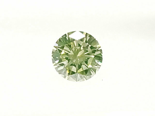 0．079ct　LIGHT　YELLOW　GREEN　VVS2　グリーンダイヤモンド　ルース