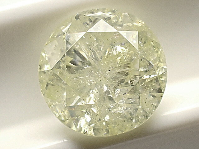 1．455ct　LIGHT　GREEN　YELLOW　I2　FAIR　イエローダイヤモンド　ルース