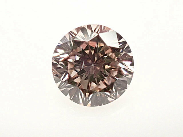 0．198ct　FANCY　LIGHT　BROWNISH　PINK　SI2　ピンクダイヤモンド　ルース