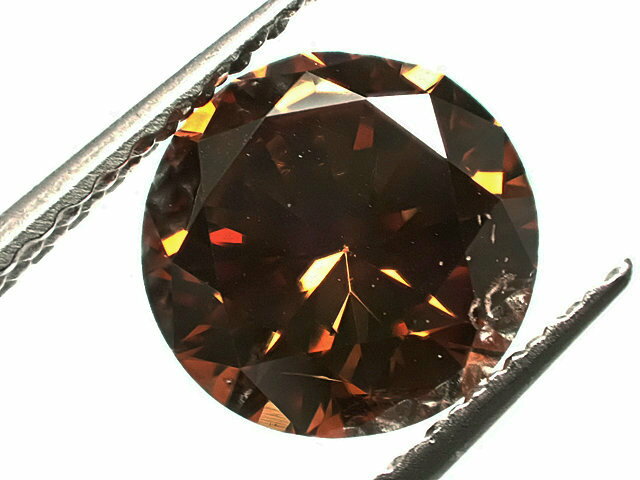 1.157ct FANCY VIVID BROWN SI2 GOOD ブラウンダイヤモンド ルース
