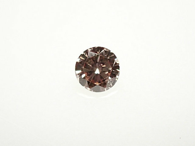 0．034ct　FANCY　LIGHT　BROWN　PINK　SI1　ピンクダイヤモンド　ルース