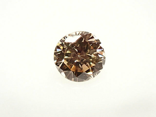 0．091ct　LIGHT　BROWN　ORANGE　SI1　オレンジダイヤモンド　ルース