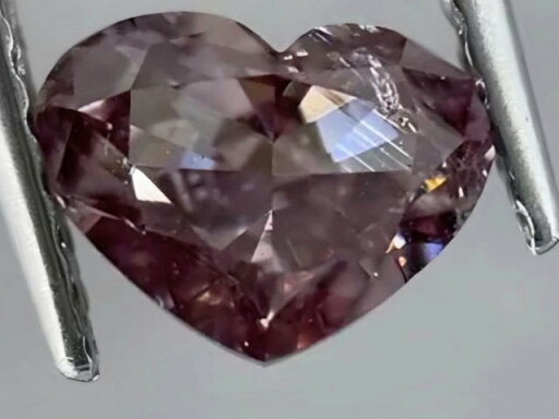 1.00ct FANCY BROWNISH PURPLISH PINK I2 ハート GIA ピンクダイヤモンド ルース 1.00ct FANCY BROWNISH PURPLISH PINK I2 ハート GIA ピンクダイヤモンド ルース