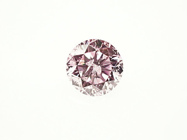 0．123ct　FANCY　LIGHT　PURPLISH　PINK　I1　ピンクダイヤモンド　ルース