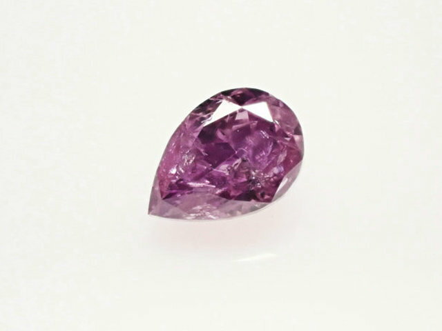 0．180ct　FANCY　DEEP　PURPLE　PINK　I1　ピンクダイヤモンド　ルース