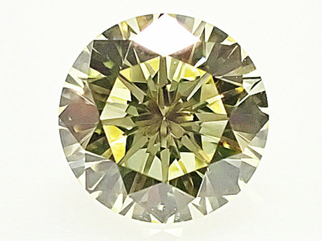 0.519ct LIGHT YELLOW VVS2 VERY GOOD イエローダイヤモンド ルース