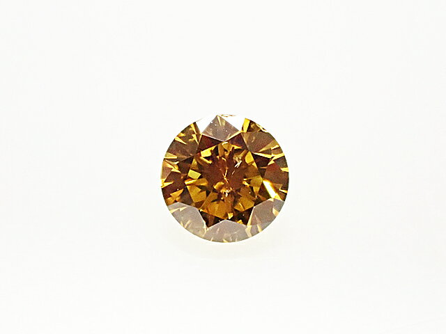 0．147ct　FANCY　DEEP　ORANGE　YELLOW　SI1　イエローダイヤモンド　ルース