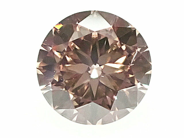 0．358ct　FANCY　BROWNISH　ORANGY　PINK　SI1　ピンクダイヤモンド　ルース