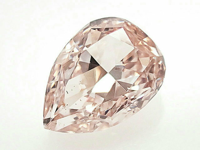 0．645ct　FANCY　LIGHT　ORANGY　PINK　SI1　ピンクダイヤモンド　ルース