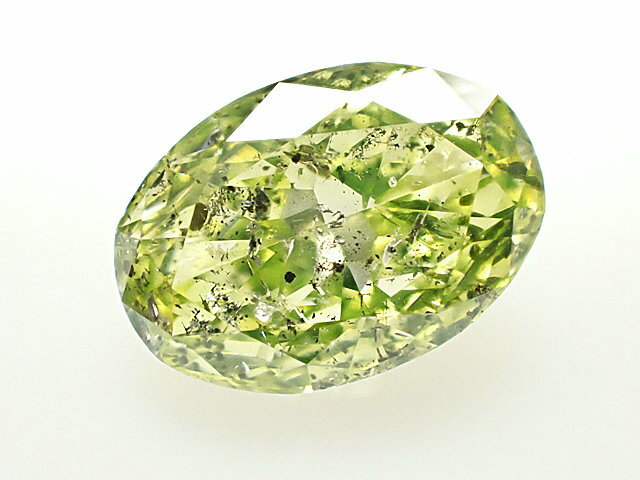1．017ct　FANCY　YELLOW　GREEN　I1　グリーンダイヤモンド　ルース
