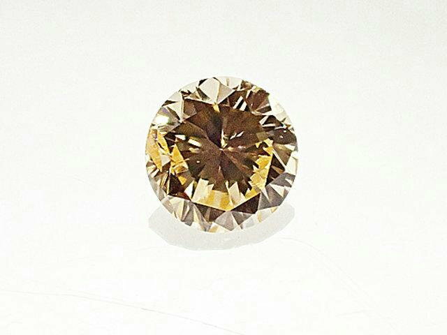 0．088ct　LIGHT　YELLOW　ORANGE　SI2　オレンジダイヤモンド　ルース