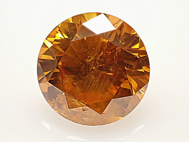 0．727ct　FANCY　DEEP　YELLOWISH　ORANGE　I1　オレンジダイヤモンド　ルース