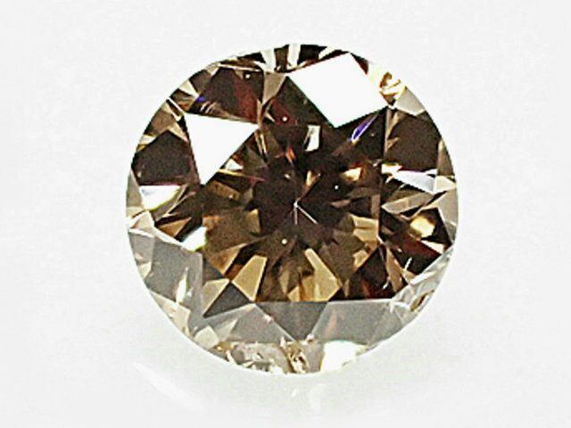 0．257ct　FANCY　LIGHT　BROWN　SI2　ブラウンダイヤモンド　ルース