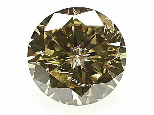 0．504ct　FANCY　LIGHT　BROWN　I1　ブラウンダイヤモンド　ルース